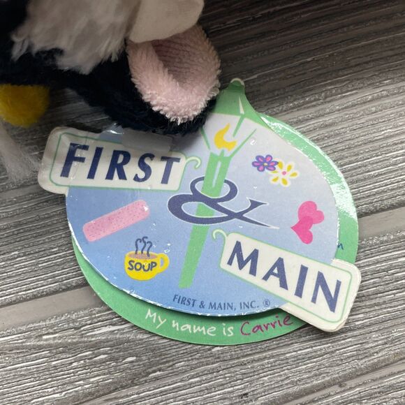 First & Main Carrie the Cow Owie Cowie Plush Get Well Soon Stuffed Animal NEW - Picture 8 of 12